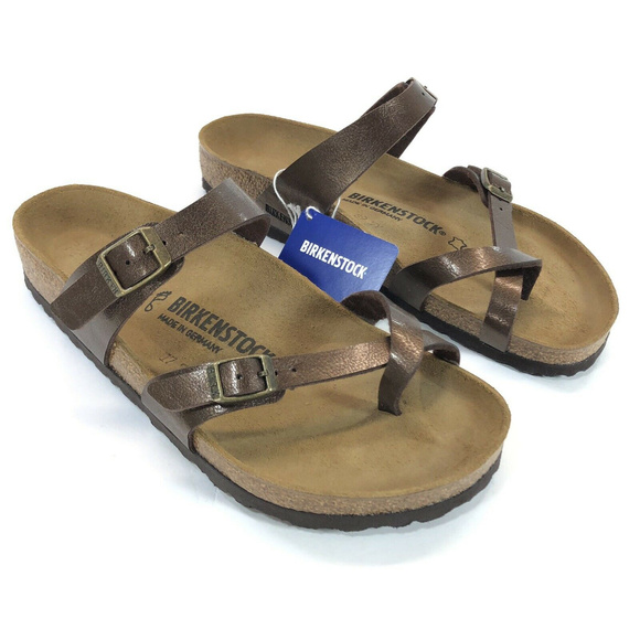 NEW Birkenstock Mayari Sandals Size 40 / 9 Toffee - Picture 2 of 6